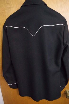 H BAR C Men Cowboy Western Show Shirt California Ranchwear 