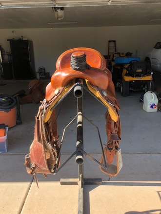 Custom Clint Herring Saddle 14.5"