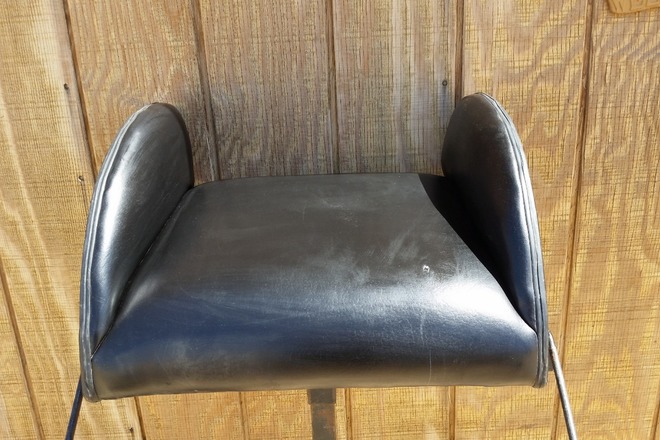 Black Vinyl Carriage Booster Seat 