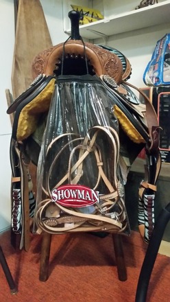 Double TT Barrel Saddle 15"