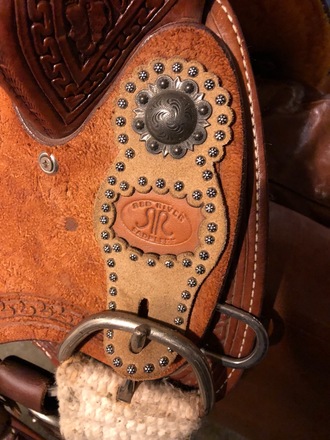Youth Barrel Saddle by Red River Saddlery 12"