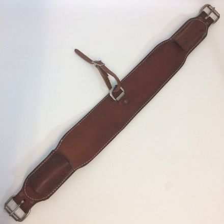33" Leather Flank Cinch Back Girth Western Horse Size Medium