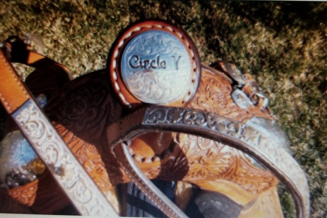 Circle Y Saddle and Accessories 17"