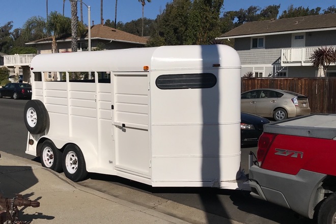 3 Horse Slant Bumper Pull Trailer
