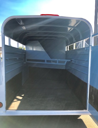 3 Horse Slant Bumper Pull Trailer