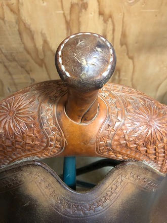 Martin Crown C Barrel Saddle 14"