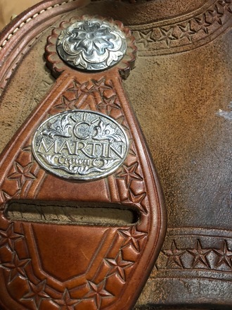Martin Crown C Barrel Saddle 14"