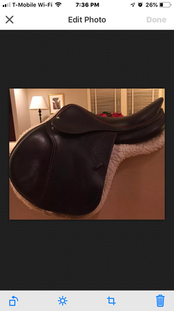Devoucoux 17” Biarritz Saddle Demo Condition 