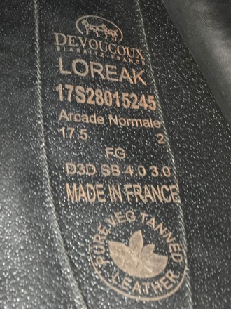 2017 DEVOUCOUX MAKILA S dressage saddle