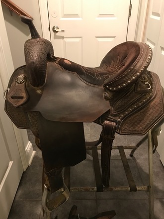 Double J Lynn McKenzie Special Saddle 15"