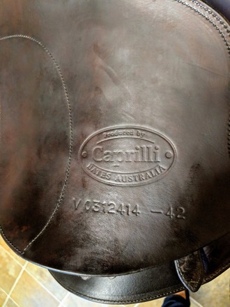 Bates Caprilli Saddle 16.5"
