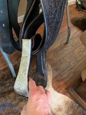 Beautiful Circle Y Show Saddle 16"