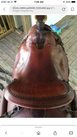 John Fallis Natural Balance Saddle 15.5"