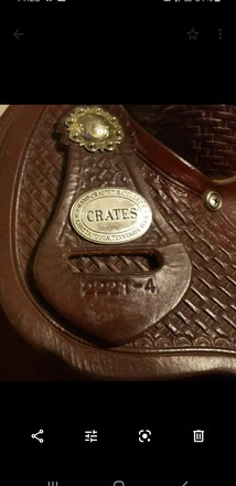 Crates reigning saddle 16"