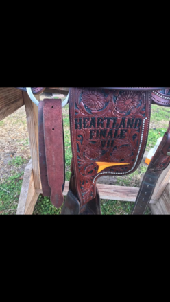 Cactus full tooled Saddle 15.5" 