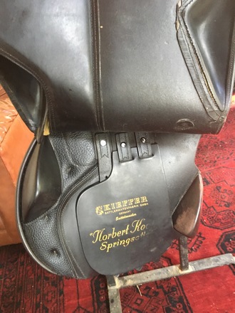 Kieffer Norbert Koof Jumping Saddle Black 17.5"