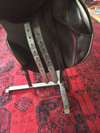 Kieffer Norbert Koof Jumping Saddle Black 17.5"