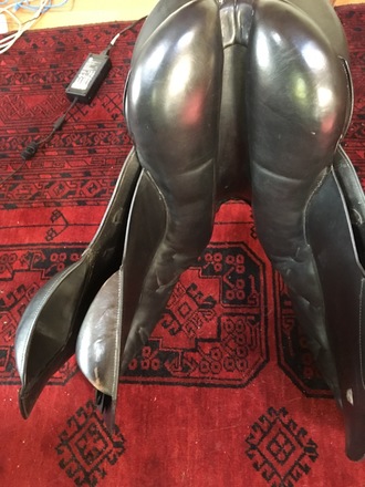 Kieffer Norbert Koof Jumping Saddle Black 17.5"